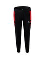 Erima Traingshose Six Wings Worker lang (100% Polyester, sportliche Passform) schwarz/rot Damen