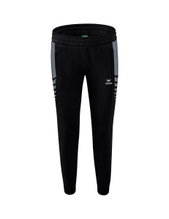 Erima Training Pants Six Wings Worker long (100% Polyester, sporty fit) black/grey Women