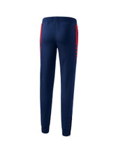 Erima Traingshose Six Wings Worker lang (100% Polyester, sportliche Passform) navyblau/rot Damen