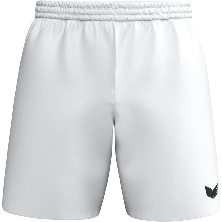 Erima Trainingshose Calcutta (100% Polyester, elastisches Material) kurz weiss Herren