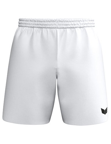 Erima Trainingshose Calcutta (100% Polyester, elastisches Material) kurz weiss Herren
