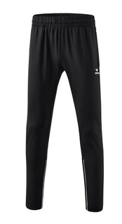 Erima Trainingshose Performance (strapazierfähig, dehnbar und super leicht) lang schwarz/weiss Jungen