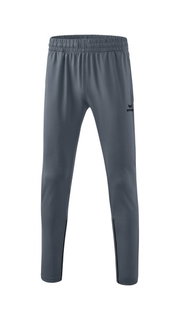 Erima Trainingshose Performance (strapazierfähig, dehnbar und super leicht) lang dunkelgrau/schwarz Jungen