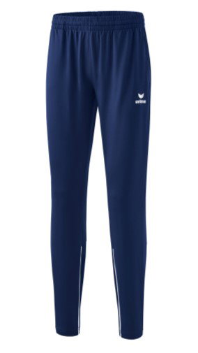 Erima Trainingshose Performance (strapazierfähig, dehnbar und super leicht) lang navyblau/weiss Damen