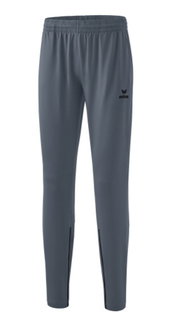 Erima Trainingshose Performance (strapazierfähig, dehnbar und super leicht) lang grau/schwarz Damen