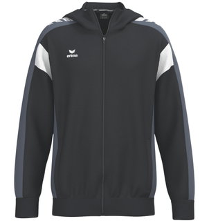Erima Trainingsjacke Celebrate 125 mit Kapuze (atmungsaktiv, 100% Polyester) schwarz Herren