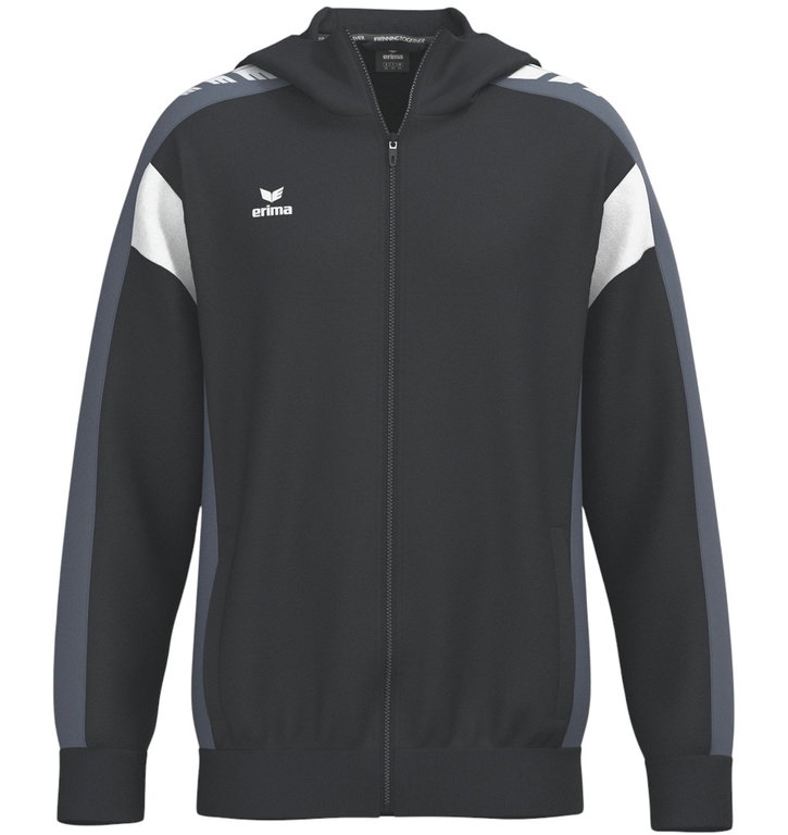 Erima Trainingsjacke Celebrate 125 mit Kapuze (atmungsaktiv, 100% Polyester) schwarz Herren