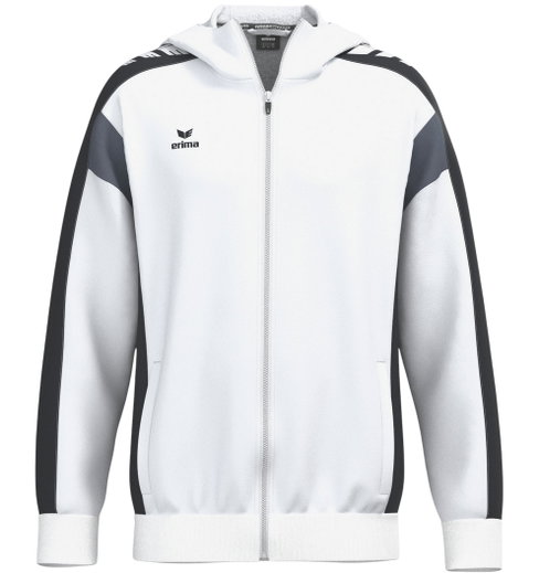 Erima Trainingsjacke Celebrate 125 mit Kapuze (atmungsaktiv, 100% Polyester) weiss/schwarz Herren
