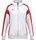 Erima Trainingsjacke Celebrate 125 mit Kapuze (atmungsaktiv, 100% Polyester) weiss/rot Damen
