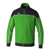 Erima Training Jacket Change (recycled Polyester, high wearing comfort) green/black/white boys