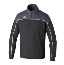 Erima Training Jacket Change (recycled Polyester, high wearing comfort) black/grey/white boys