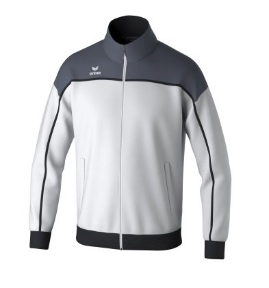 Erima Trainingsjacke Change (rec. Polyester, hoher Tragekomfort) weiss/grau/schwarz Jungen