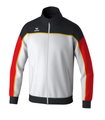 Erima Trainingsjacke Change (rec. Polyester, hoher Tragekomfort) weiss/schwarz/rot Jungen