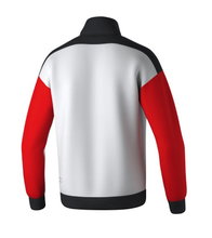 Erima Training Jacket Change (recycled Polyester, high wearing comfort) white/black/red boys