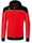 Erima Trainingsjacke Change mit Kapuze (rec. Polyester, strapazierfähig, mit Reißverschlusstaschen) rot/schwarz Herren
