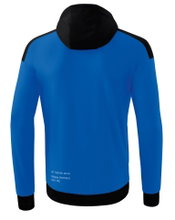 Erima Training Jacket Change with Hood (recycled Polyester, durable, zip pockets) blue/black Men