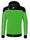 Erima Trainingsjacke Change mit Kapuze (rec. Polyester, strapazierfähig, mit Reißverschlusstaschen) grün/schwarz Herren