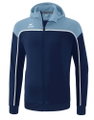 Erima Trainingsjacke Change mit Kapuze (rec. Polyester, strapazierfähig, mit Reißverschlusstaschen) navyblau Herren