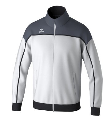 Erima Trainingsjacke Change (rec. Polyester, hoher Tragekomfort) weiss/grau/schwarz Herren