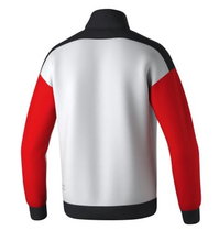 Erima Training Jacket Change (recycled Polyester, high wearing comfort) white/black/red men's