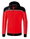 Erima Trainingsjacke Change mit Kapuze (rec. Polyester, strapazierfähig, mit Reißverschlusstaschen) rot/schwarz Jungen