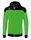 Erima Trainingsjacke Change mit Kapuze (rec. Polyester, strapazierfähig, mit Reißverschlusstaschen) grün/schwarz Jungen