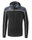 Erima Trainingsjacke Change mit Kapuze (rec. Polyester, strapazierfähig, mit Reißverschlusstaschen) schwarz/grau Jungen