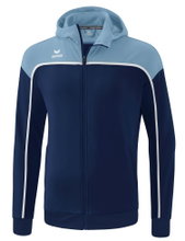Erima Training Jacket Change with Hood (recycled Polyester, durable, with zip pockets) navy blue Boys