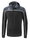 Erima Trainingsjacke Change mit Kapuze (rec. Polyester, strapazierfähig, mit Reißverschlusstaschen) schwarz/grau Herren