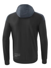 Erima Training Jacket Change with Hood (recycled Polyester, durable, with zip pockets) black/grey Men