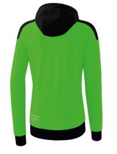 Erima Training Jacket Change with Hood (durable, with zip pockets) green/black Women