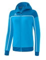 Erima Trainingsjacke Change mit Kapuze (strapazierfähig, mit Reißverschlusstaschen) curacaoblau Damen