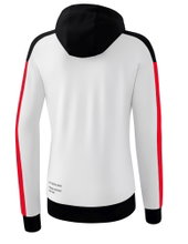 Erima Training Jacket Change with Hood (durable, with zip pockets) white/black/red Women