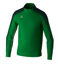 Erima Training Jacket Evo Star (Stand-up Collar, Durable) Emerald Green/Pine Men's