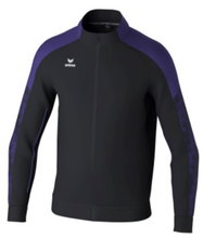 Erima Evo Star Training Jacket (Stand-up Collar, Durable) Black/Purple Kids