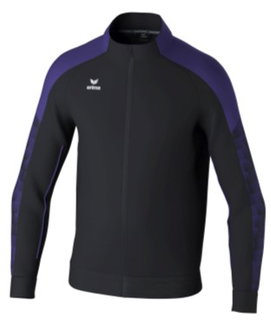 Erima Trainingsjacke Evo Star (Stehkragen, strapazierfähig) schwarz/violett Herren