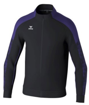 Erima Trainingsjacke Evo Star (Stehkragen, strapazierfähig) schwarz/violett Herren