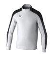 Erima Trainingsjacke Evo Star (Stehkragen, strapazierfähig) weiss/schwarz Kinder