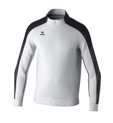 Erima Training Jacket Evo Star (Stand-up Collar, Durable) White/Black Kids