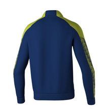 Erima Training Jacket Evo Star (Stand-up Collar, Durable) navy blue/lime green Men
