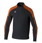 Erima Trainingsjacke Evo Star (Stehkragen, strapazierfähig) schwarz/orange Kinder