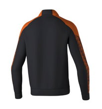 Erima Training Jacket Evo Star (Stand-up collar, durable) black/orange Men