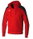 Erima Evo Star Training Jacket with Hood (high wearing comfort) red/black Men's