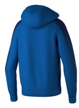 Erima Evo Star Training Jacket with Hood (high wearing comfort) royal blue/navy children
