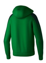 Erima Evo Star Training Jacket with Hood (high wearing comfort) emerald green/pine Men's