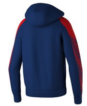 Erima Evo Star Training Jacket with Hood (high wearing comfort) navy blue/red Kids