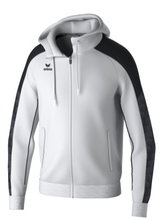 Erima Training Jacket Evo Star with Hood (high wearing comfort) white/black Men