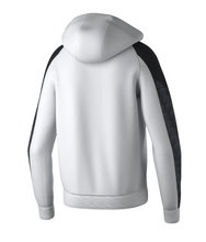 Erima Training Jacket Evo Star with Hood (high wearing comfort) white/black Men
