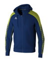 Erima Trainingsjacke Evo Star mit Kapuze (hoher Tragekomfort) navyblau/limegrün Herren