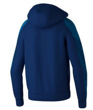 Erima Evo Star Training Jacket with Hood (high wearing comfort) navy blue/blue Men's